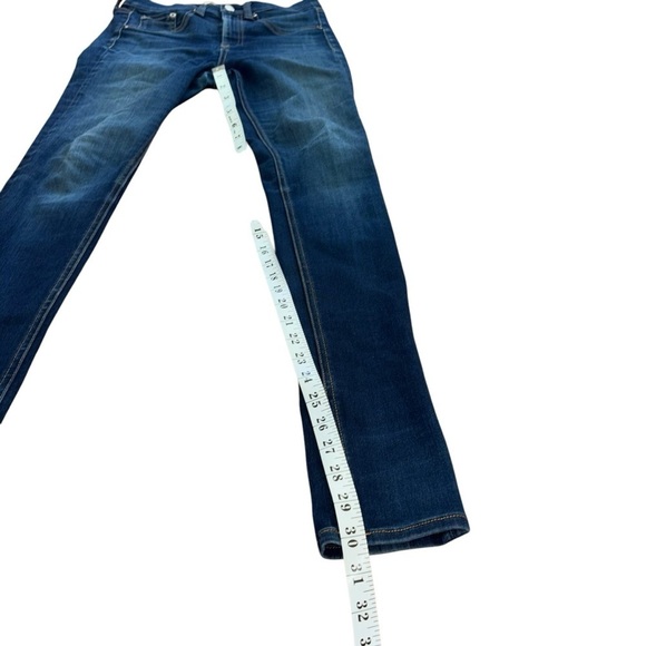 Rag & Bone High Rise Skinny Tight Pants Dark Blue Women’s 25 Grunge Punk Goth - Picture 12 of 15